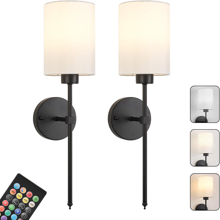 Iluminating™ Kabellose Wandleuchten (2er-Set + 2 GLÜHBIRNEN GRATIS)