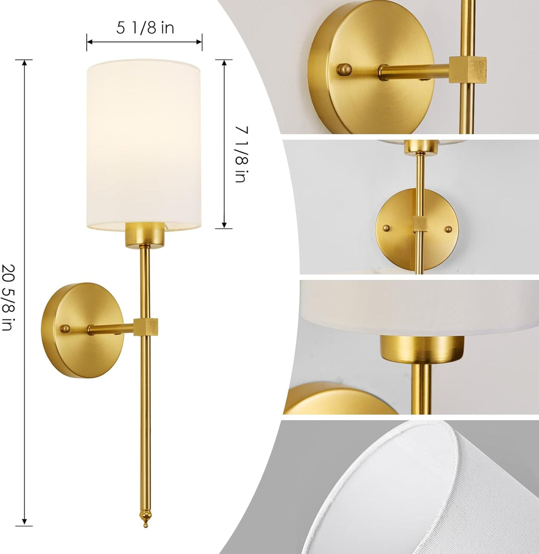 Iluminating™ Kabellose Wandleuchten (2er-Set + 2 GLÜHBIRNEN GRATIS)
