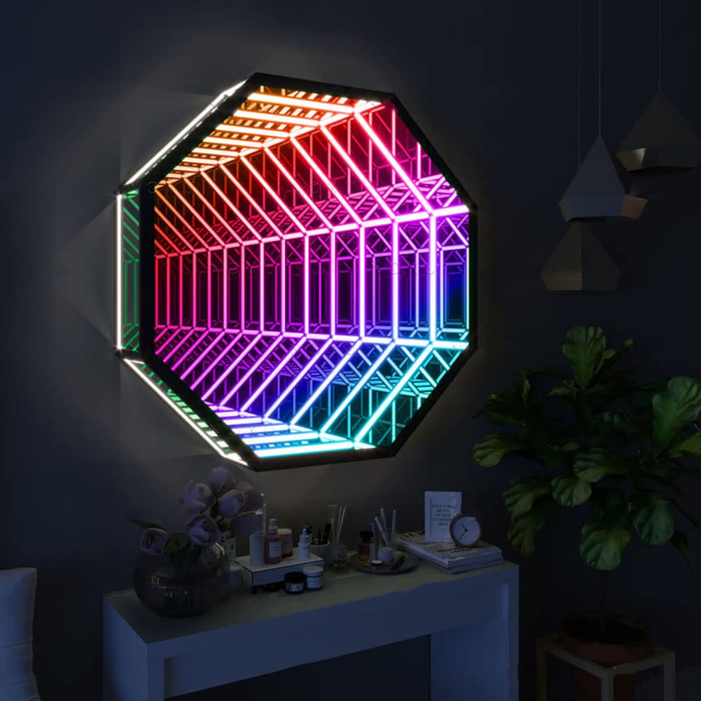 Infinity Mirror Desk Lamp, Stargate Portal, RGB Night Light, Infinity  Effect, Led Infinity Mirror, Portal Mirror, Neon Mirror, Rgb Decor -   Finland