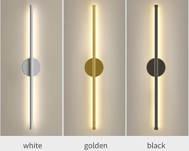 Runde LED-Wandleuchte mit minimalistischem Design