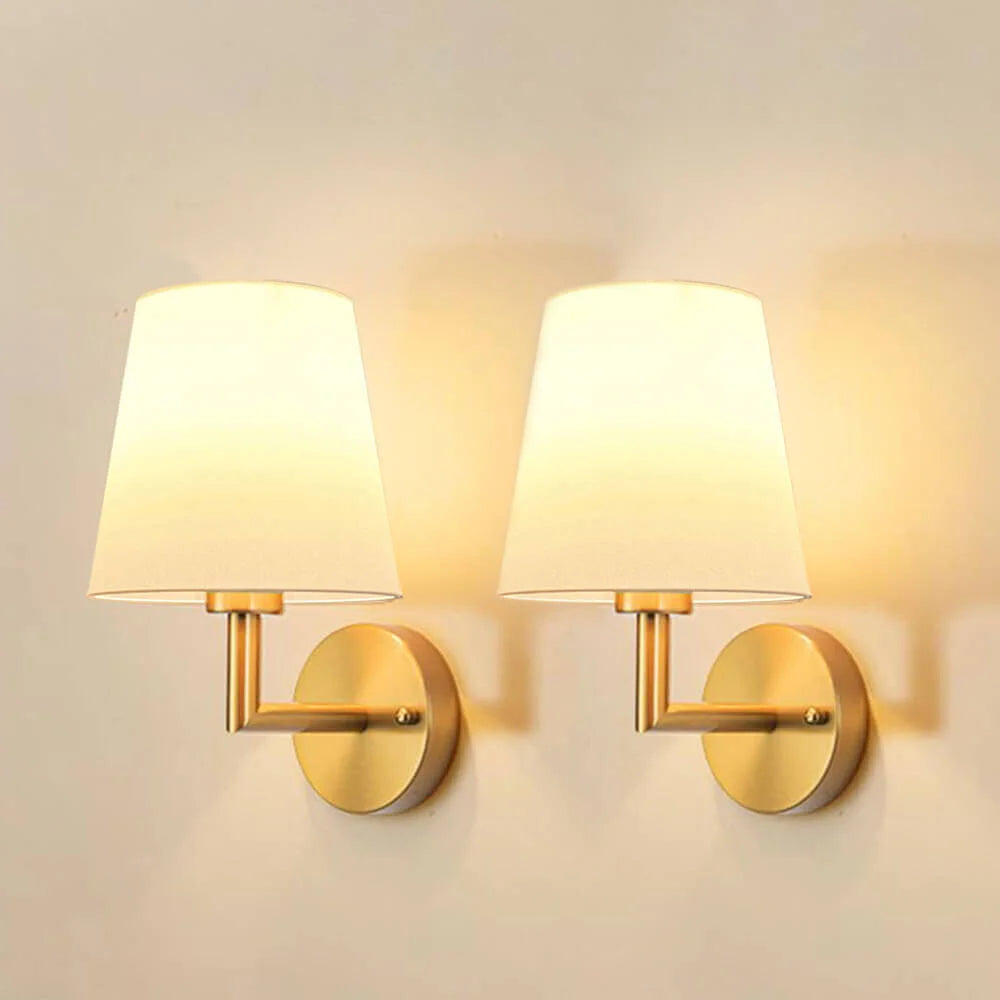 Wireless Fabric Wall Light (2 Packs)