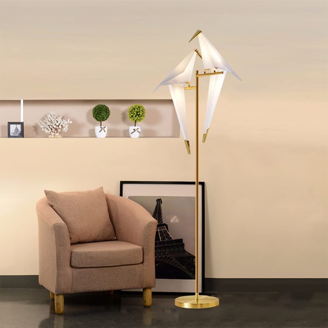 2 Bird Floor Lamp
