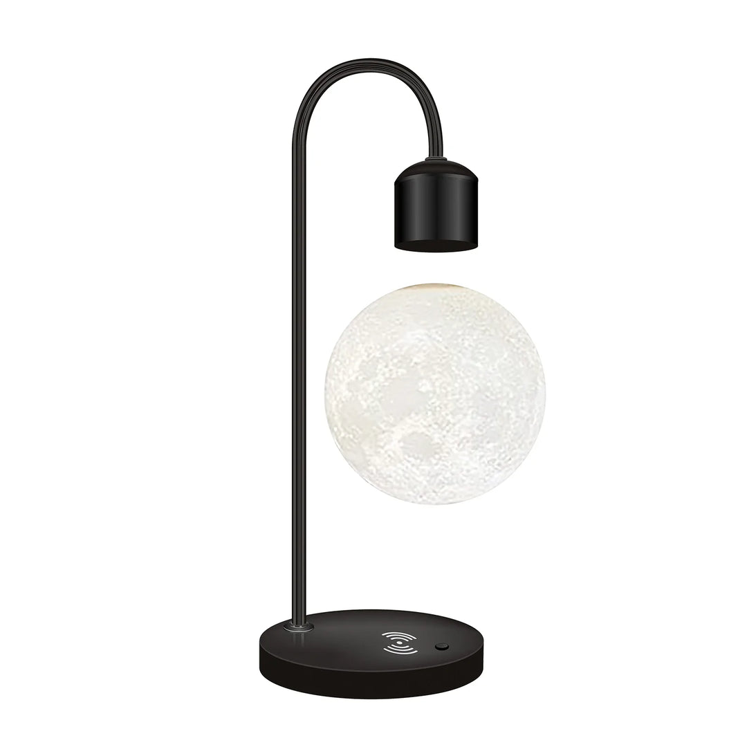 Levitating Moon Led Lamp With Wireless Phone Charger