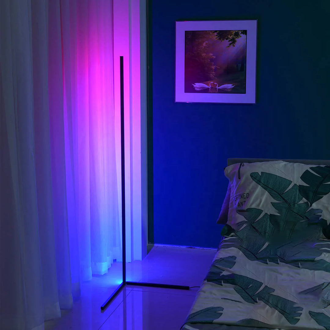 Modern RGB Wall Lamp Indoor Nordic Luxury Aluminum Frame Remote